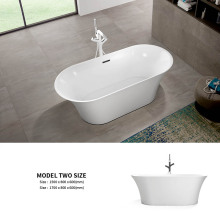 Australia Popular Oval Seamless Freestanding Acrylic Bathroom Bathtub